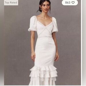 V. Chapman, Cynthia Ruffle midi dress